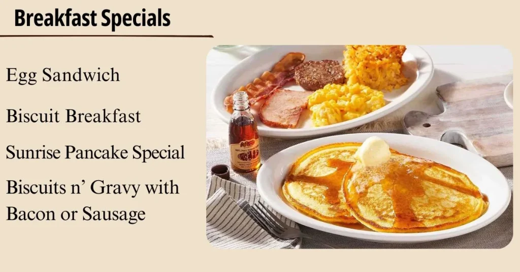 Breakfast Specials