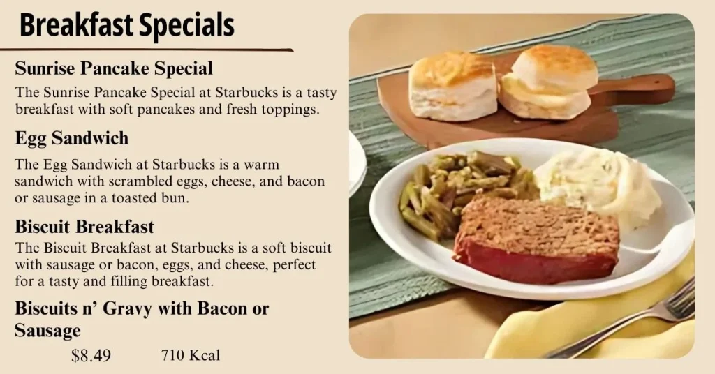 Cracker Barrel Breakfast Specials Menu USA