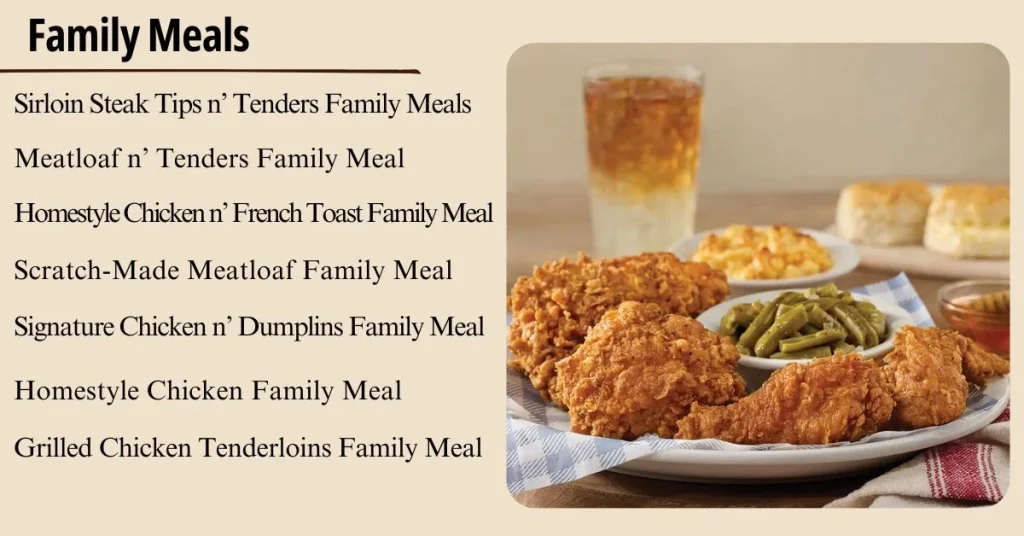 Cracker Barrel Family Meals