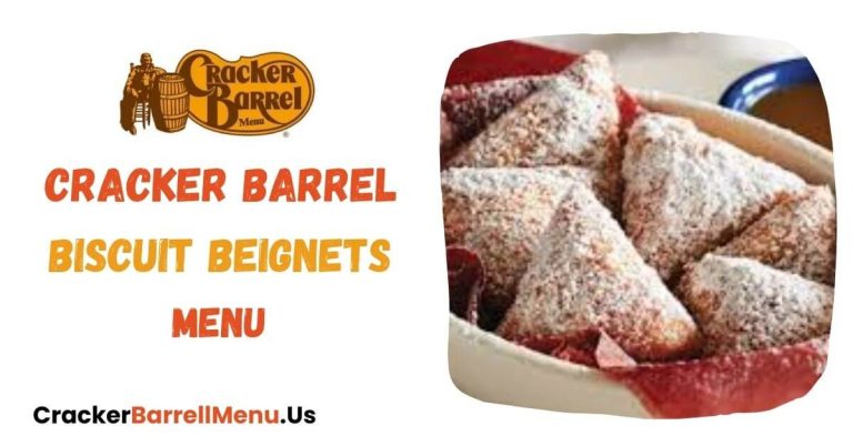 Cracker Barrel Biscuit Beignets with Butter Sauce Menu