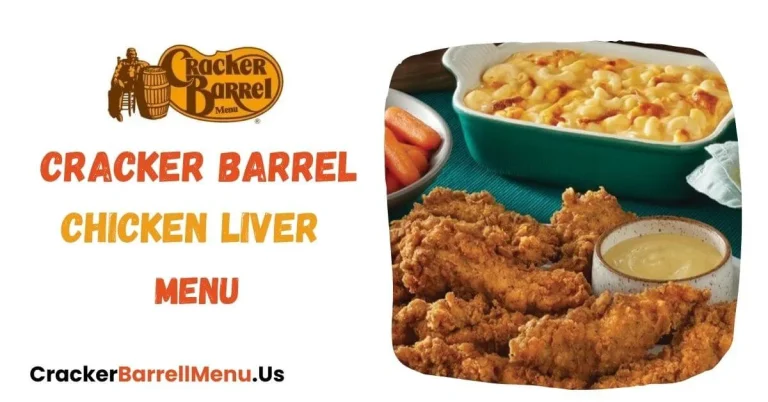 Cracker Barrel Fried Chicken Liver Plate Menu