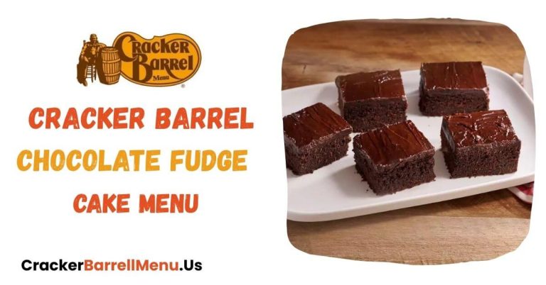 Cracker Barrel Double Chocolate Fudge Cake