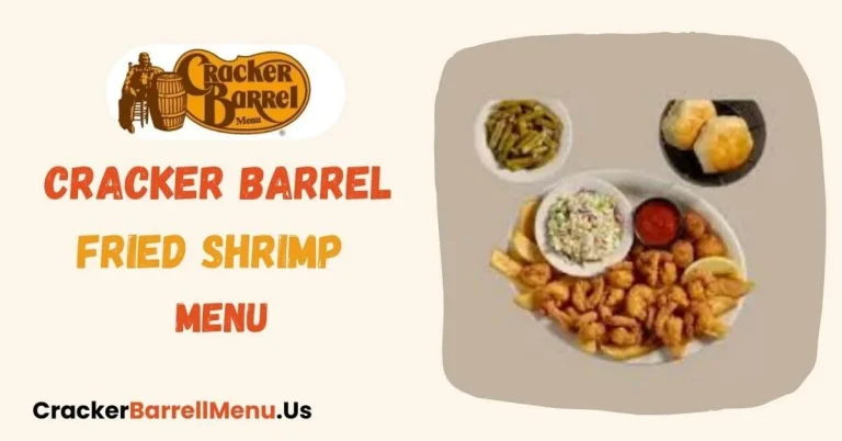 Cracker Barrel Country Fried Shrimp Menue