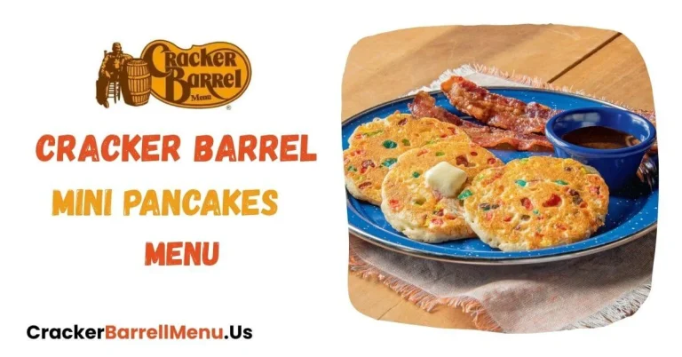 Cracker Barrel Kids Mini Pancakes Menu